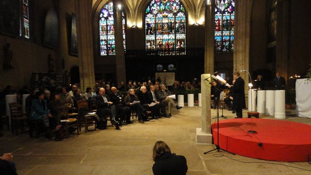 Limoges 2012 : Présentation de la lecture devant les responsables des communautés